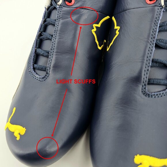 Puma- Scuderia Ferrari 10th Anniversary Future Cat Blue Leather Shoes Mens US 12 main image 7